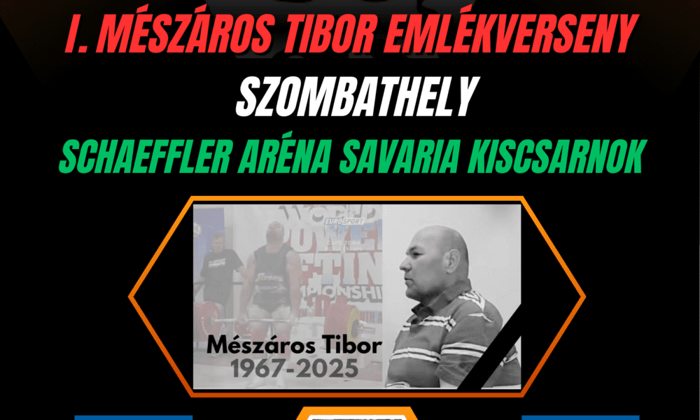 Mészáros Tibor Emlékverseny lesz